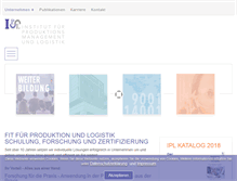 Tablet Screenshot of i-p-l.de